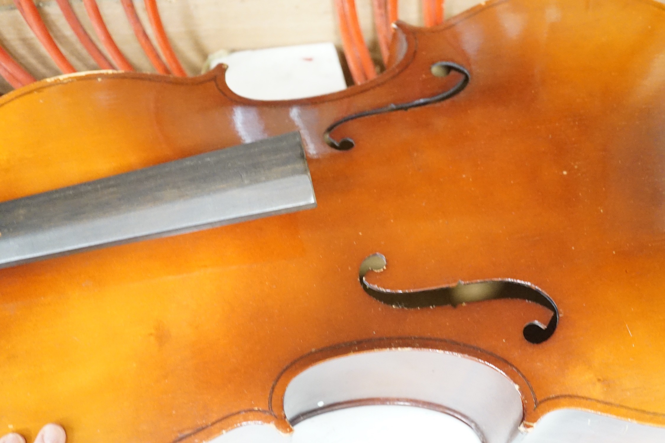 A 3/4 size cello